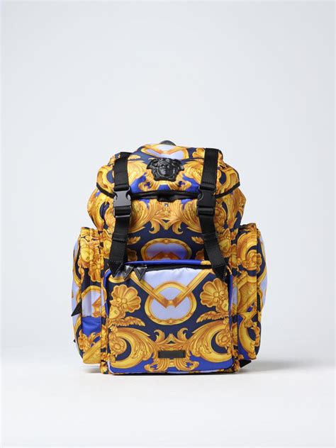 versace rucksack herren blau|Versace Rucksäcke für Herren online kaufen .